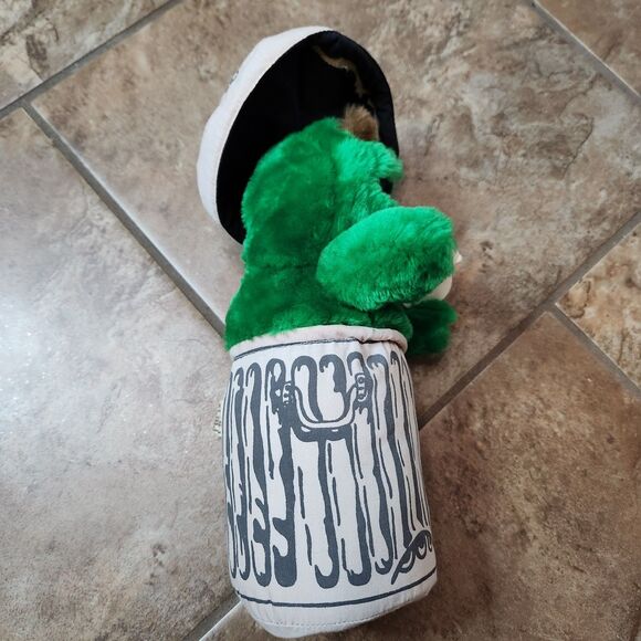 1995 Oscar the Grouch Plush in Trash Can – Classic Sesame Street Toy - Picture 12 of 14